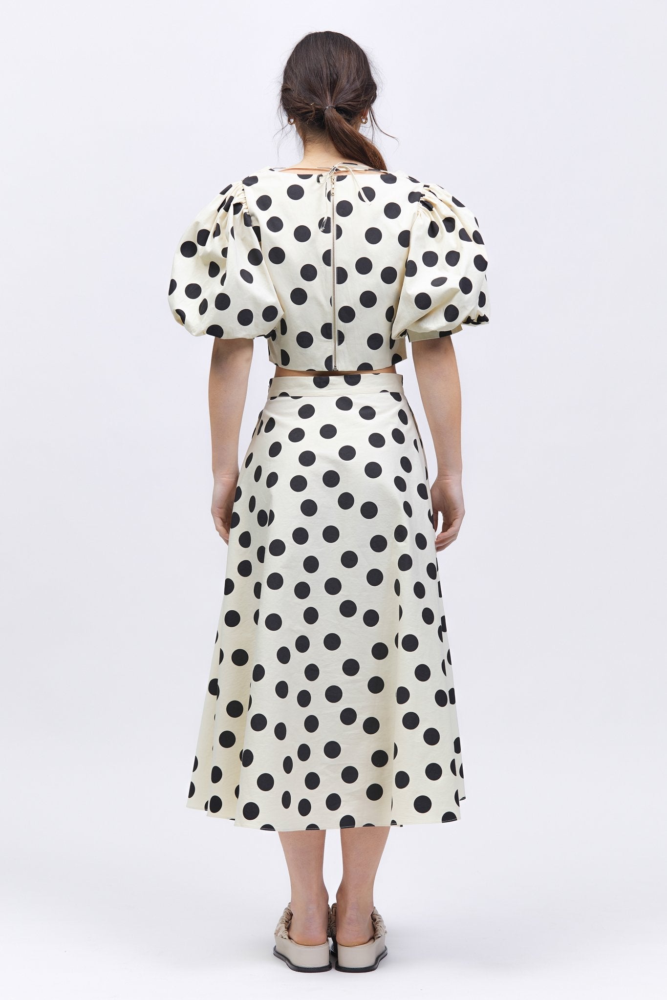 Isla Top Cream/Black Spot