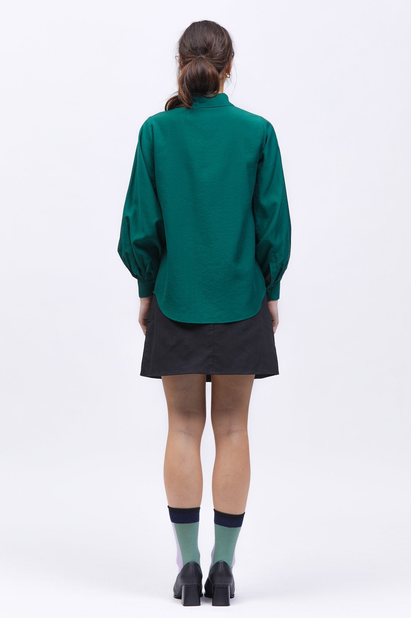 Las Playas Top Dark Green