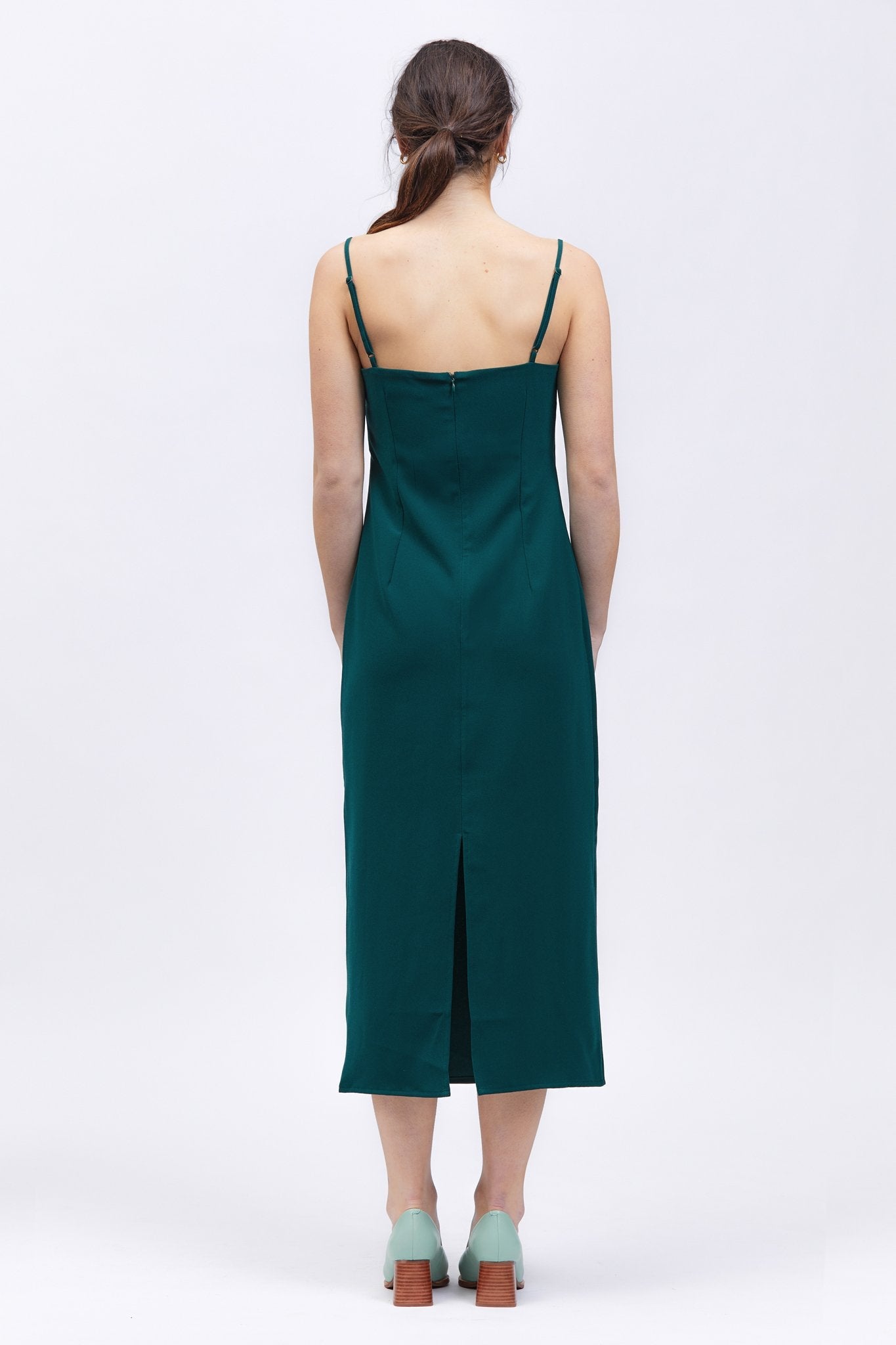 Maceta Dress Dark Green