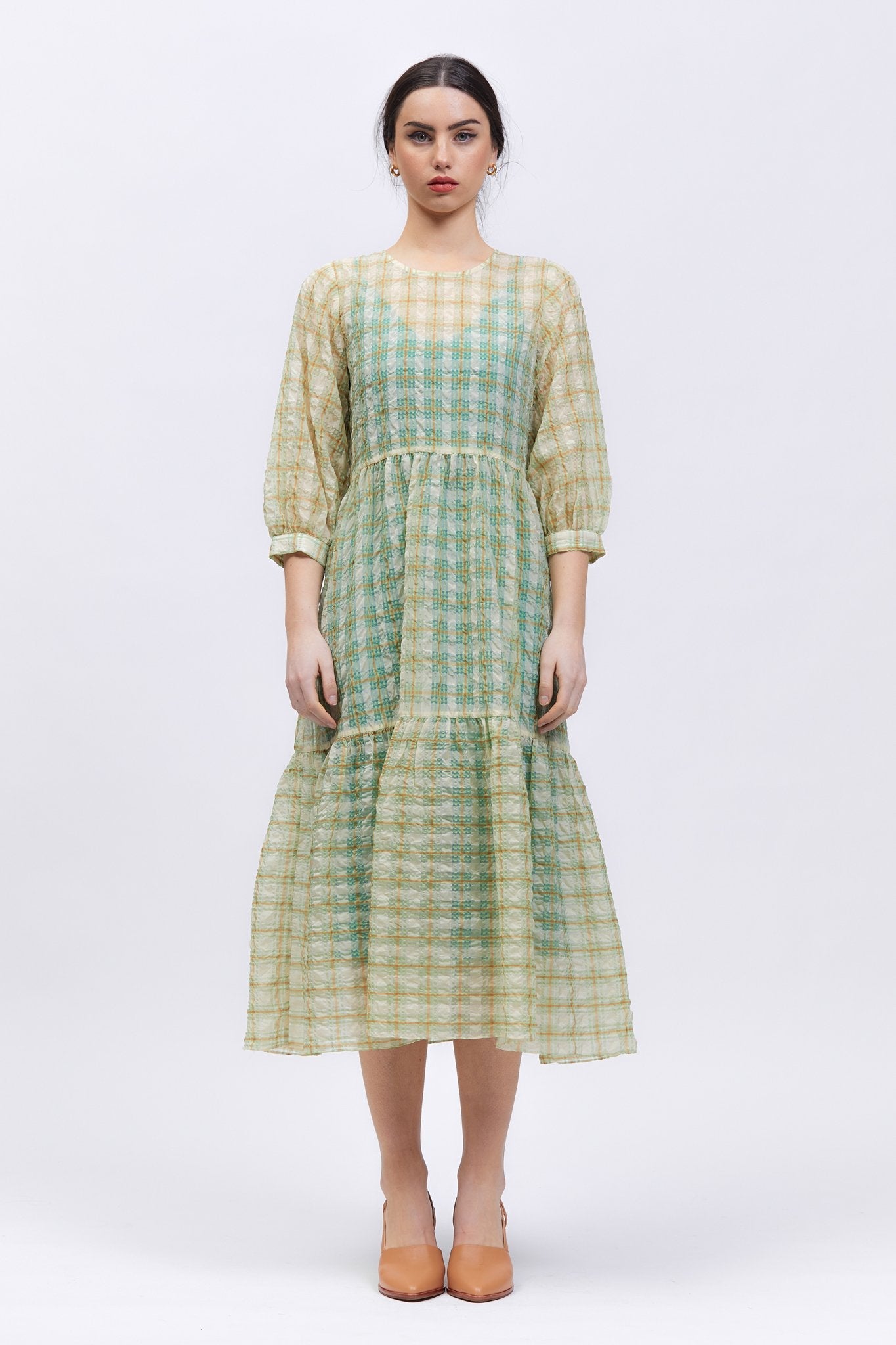 Tacoron Dress Green Check